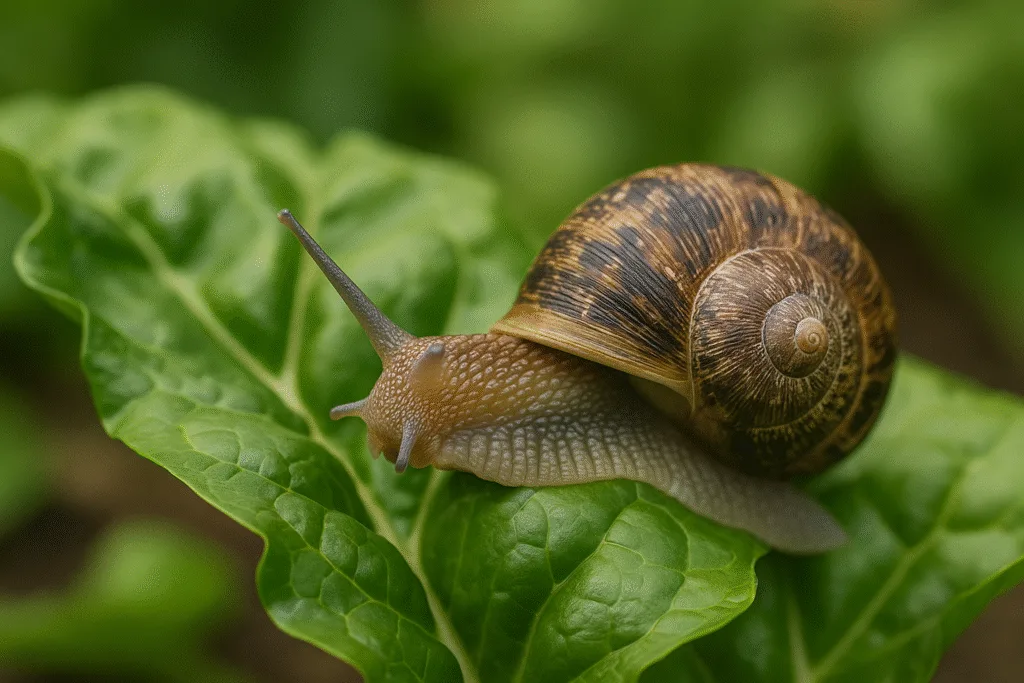 Ślimaki Helix aspersa w domowej hodowli